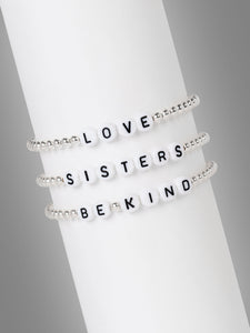 Stack of three Bracelets - Sterling Silver